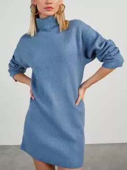 Короткое платье LA Angels, светло-синий