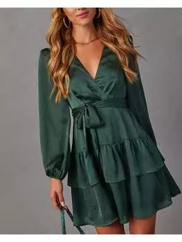 Короткое платье LA Angels, зеленый