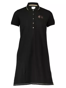 Короткое платье La Martina Polo, черный