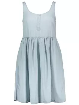 Короткое платье LASCANA Jeans, голубой