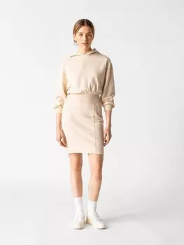 Короткое платье Les Lunes Sweatkleid Charlie, кремовый