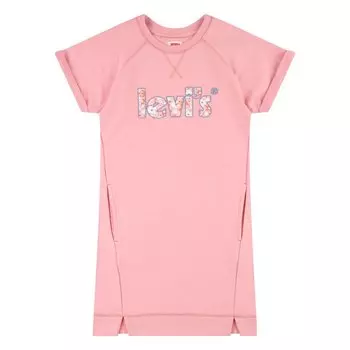 Короткое платье Levis Sweatshirt Short Sleeve, розовый