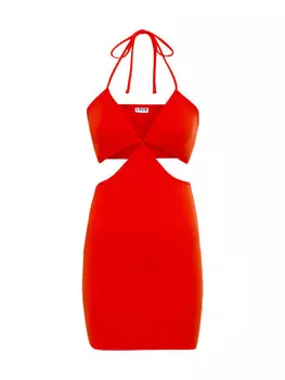 Короткое платье LSCN BY LASCANA Mini, красный