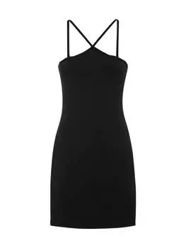 Короткое платье LSCN BY LASCANA Minikleid, черный