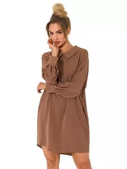 Короткое платье made of emotion, светло-коричневый