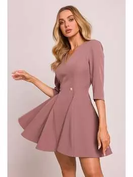 Короткое платье made of emotion, светло-коричневый