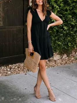 Короткое платье Milan Kiss, черный