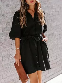 Короткое платье Milan Kiss, черный