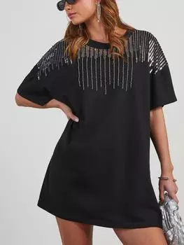 Короткое платье Milan Kiss, черный