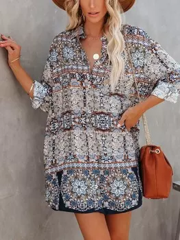 Короткое платье Milan Kiss, цвет dunkelblau/braun