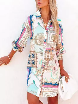 Короткое платье Milan Kiss, красочный