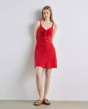 Короткое платье на бретелях Easy Wear, красный