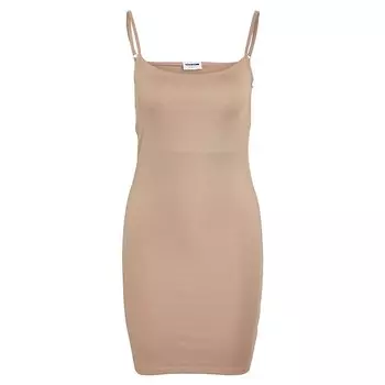 Короткое платье Noisy May Teresa Sleeveless, бежевый