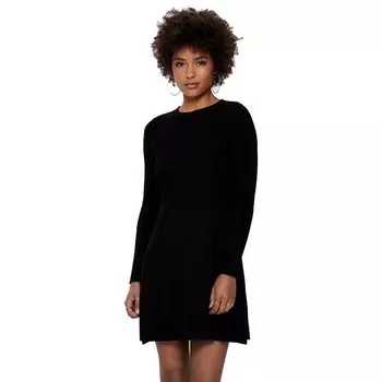 Короткое платье Only Alma O-Neck Knit, черный