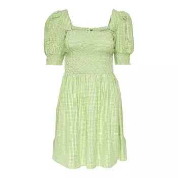 Короткое платье Only Flow Smock Short Sleeve, зеленый
