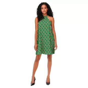 Короткое платье Only Lea Halterneck Sleeveless, зеленый