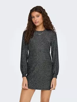 Короткое платье ONLY Strickkleid, черный