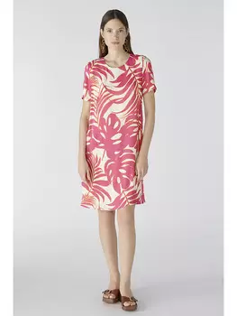 Короткое платье Oui, цвет pink/creme