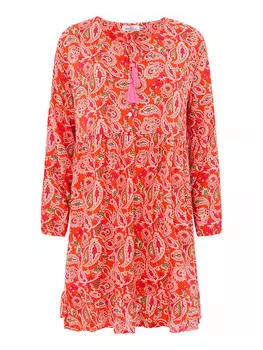 Короткое платье Paisley Traum Zwillingsherz, красный