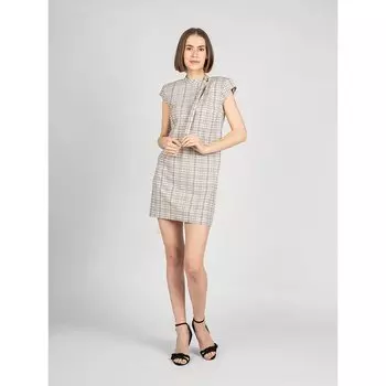 Короткое платье Patrizia Pepe Sleeveless, зеленый