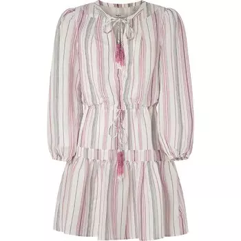 Короткое платье Pepe Jeans Debbie Long Sleeve, бежевый