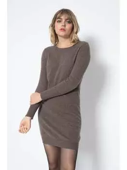 Короткое платье Perfect Cashmere, коричневый