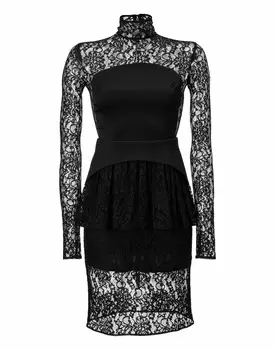 Короткое платье PHILIPP PLEIN, черный