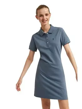 Короткое платье Polo Club Polo, цвет blaugrau