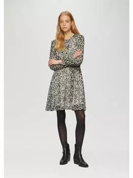 Короткое платье QS, бежевый