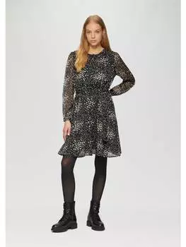 Короткое платье QS, черный