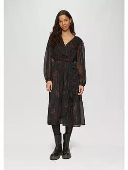 Короткое платье QS Kleid kurz, черный