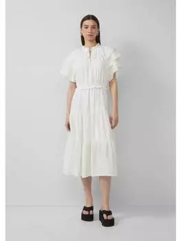 Короткое платье QS, кремовый