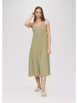 Короткое платье QS kurz, оливковый