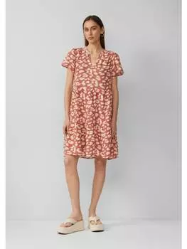 Короткое платье QS, оранжевый
