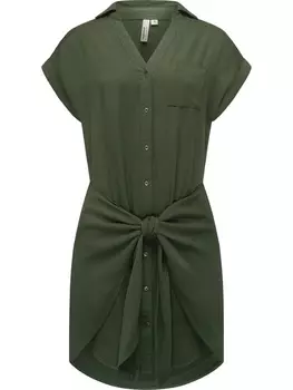 Короткое платье ragwear, цвет dark olive