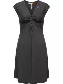 Короткое платье ragwear Sommer Comfrey Solid, черный