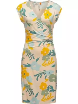 Короткое платье ragwear Sommerkleid Crupi Print, бежевый