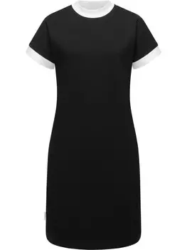 Короткое платье ragwear Sommerkleid Katchi Solid, черный