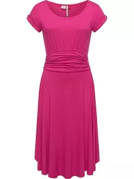 Короткое платье ragwear Sommerkleid Yvone Solid, цвет Magenta