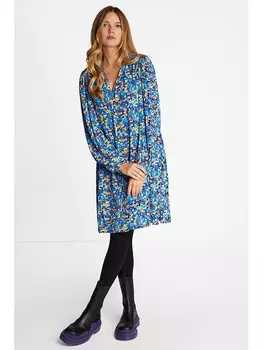 Короткое платье Rich & Royal, синий