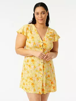 Короткое платье Rip Curl Summer Rain, желтый