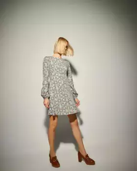 Короткое платье с бабочками Dolores Promesas, светло-голубой