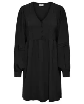Короткое платье с длинными рукавами и V-образным вырезом jdy, черный