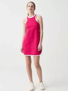 Короткое платье с контрастной отделкой Ovs, цвет fuchsia