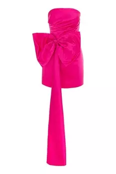 Короткое платье с лентой Acob Porter, фуксия