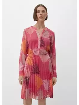 Короткое платье s.Oliver BLACK LABEL Kleid kurz, оранжевый