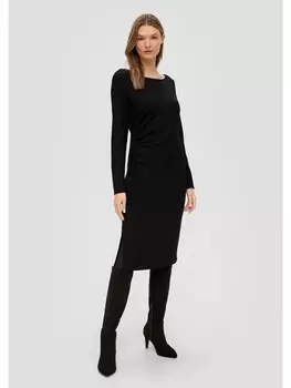 Короткое платье s.Oliver BLACK LABEL Kleid kurz, черный