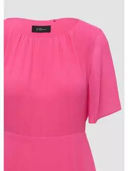 Короткое платье s.Oliver BLACK LABEL, розовый