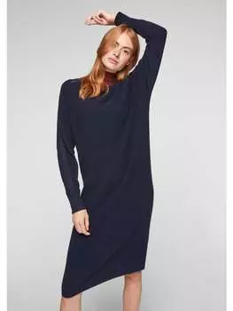 Короткое платье s.Oliver Einteiler Kleid kurz, синий