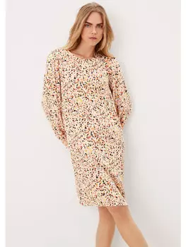 Короткое платье s.Oliver Einteiler Kleid kurz, бежевый